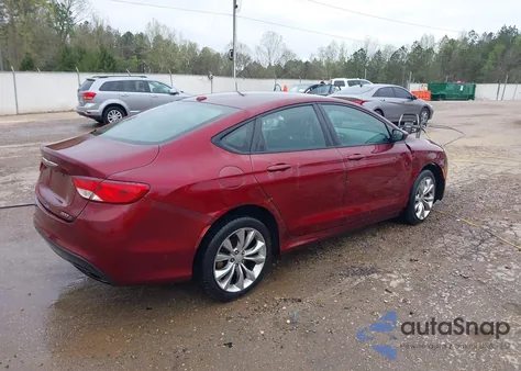 2015 Chrysler 200 S from USA, damaged, VIN 1C3CCCBB1FN687767